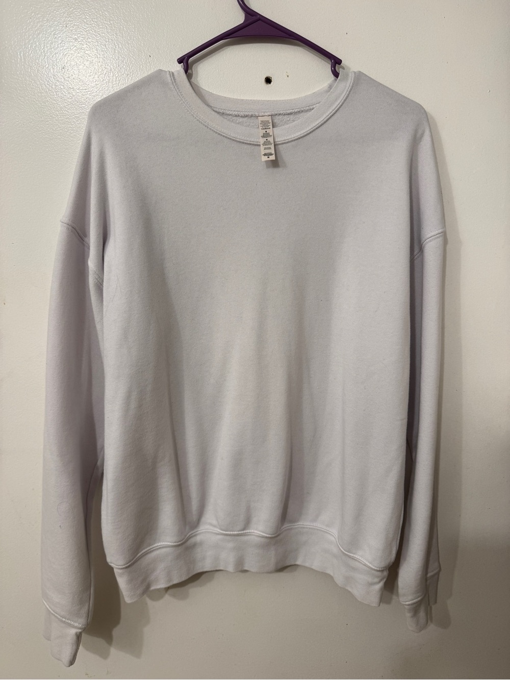 White Crewneck Sweater M